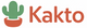 Logo of 'Kakto' with a green cactus and red pot on a white background